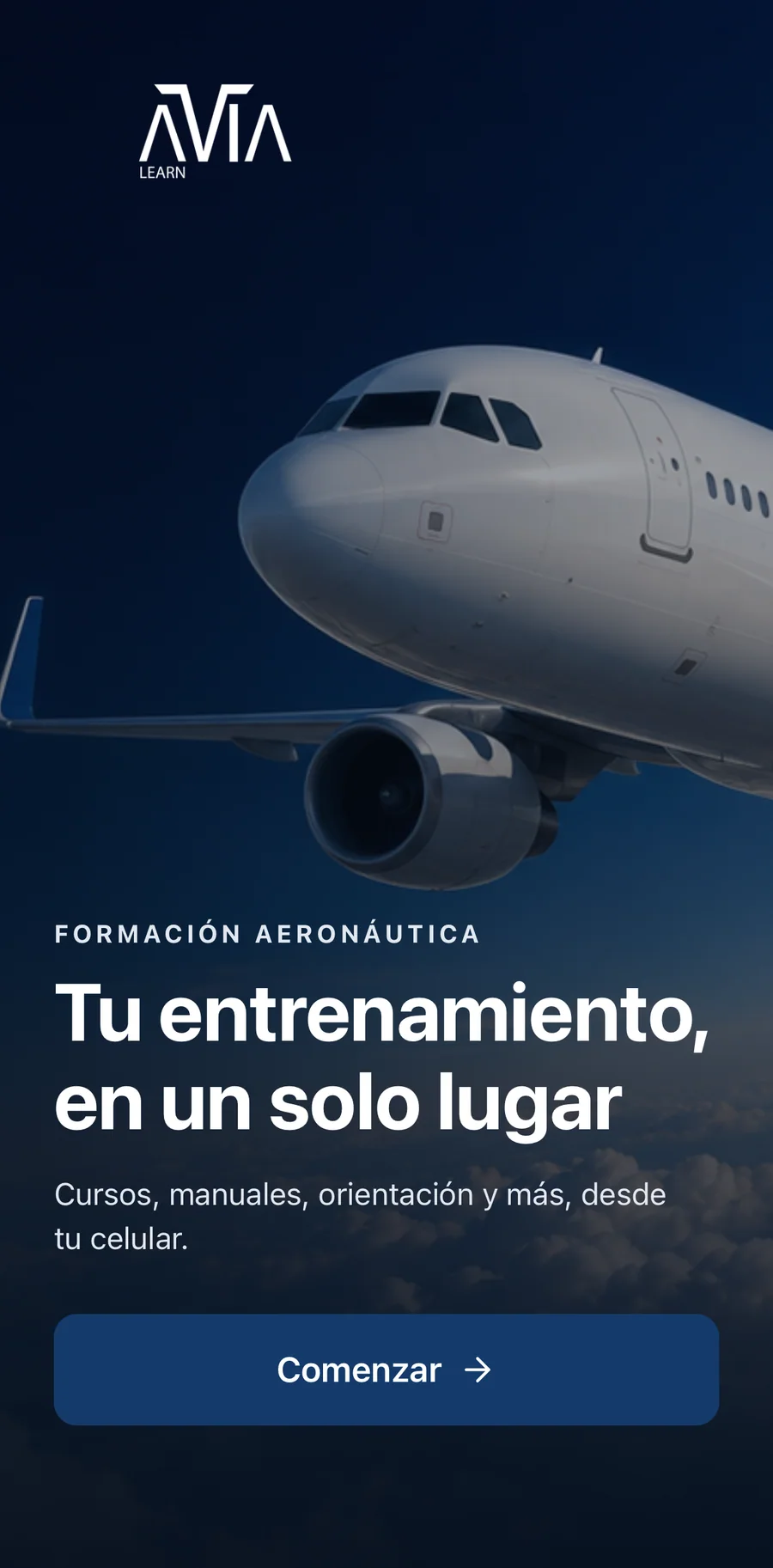 App móvil, captura 1