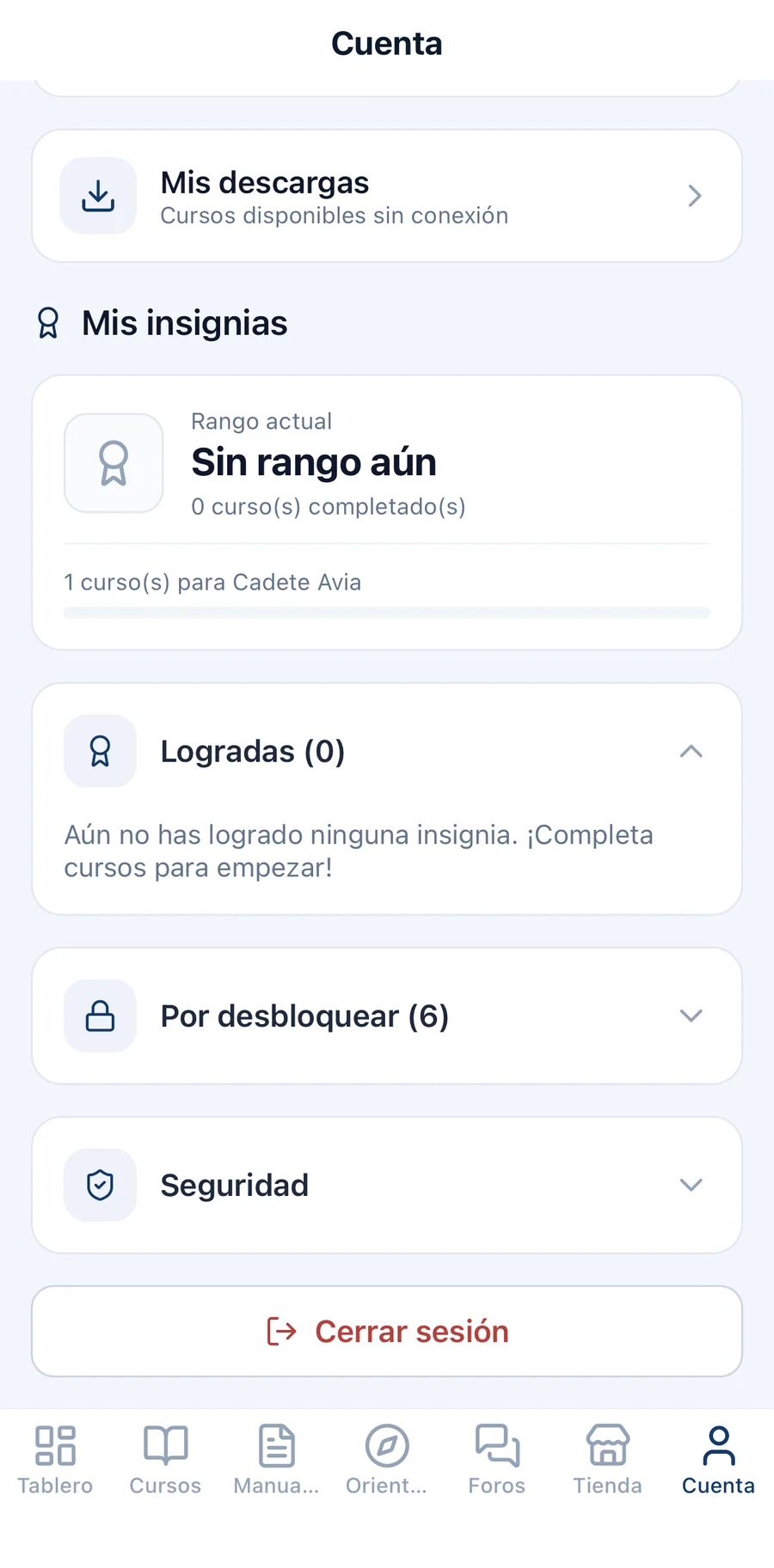 App móvil, captura 9