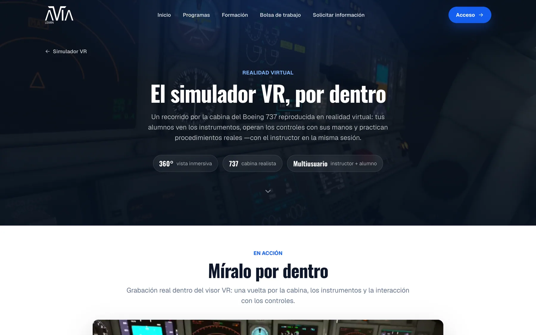 Simulador de realidad virtual, captura 6
