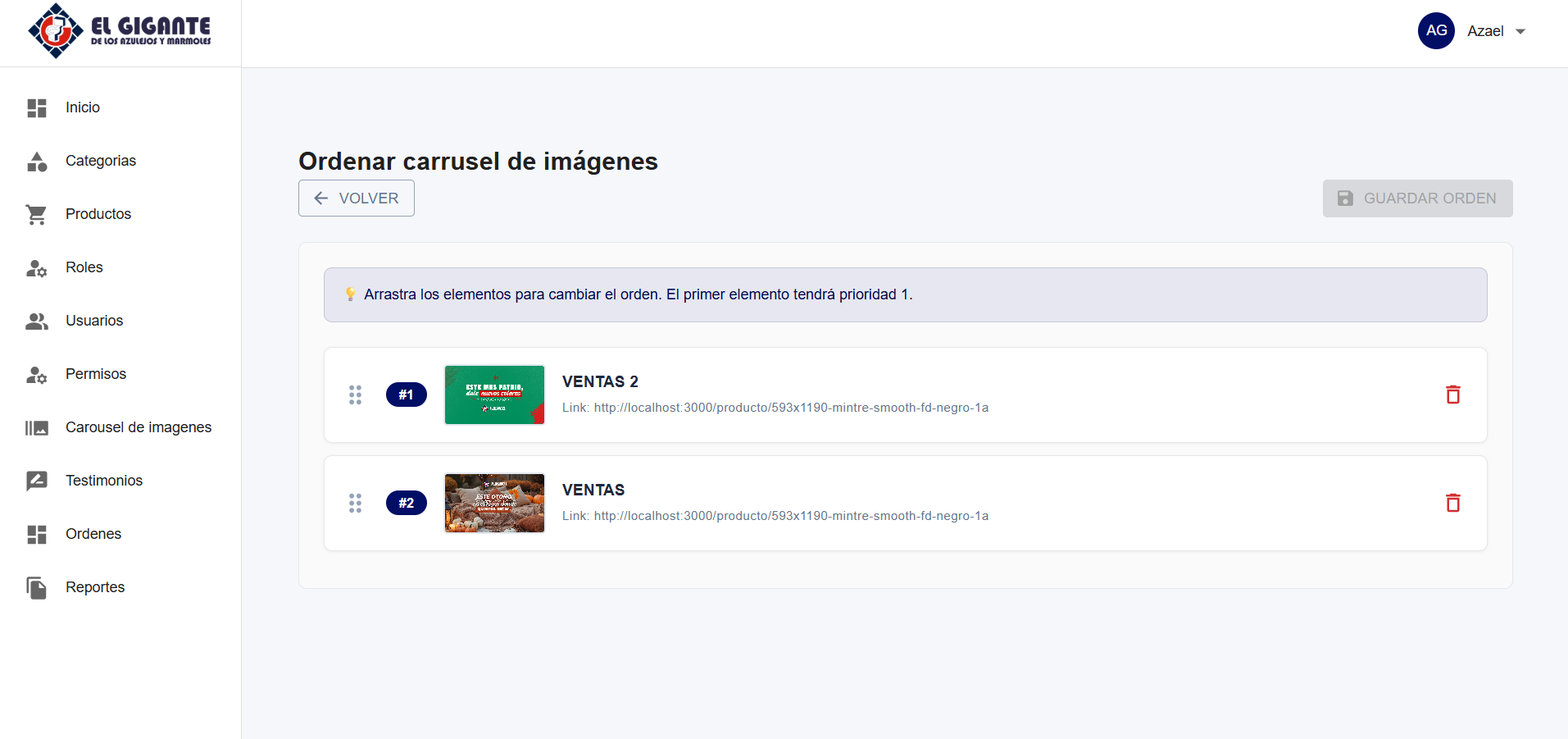 Aplicación web de administración 6