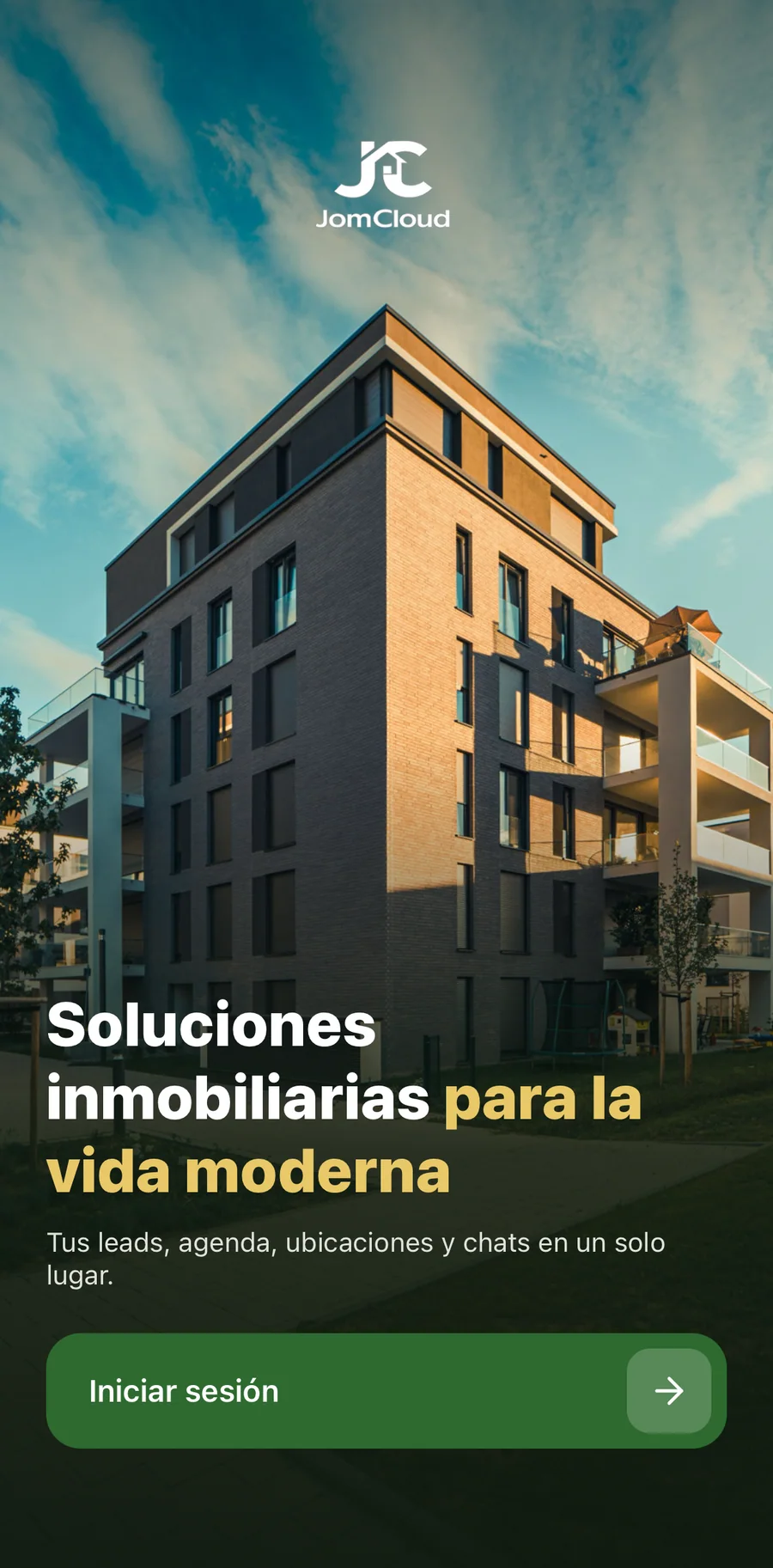 App móvil para asesores, captura 1