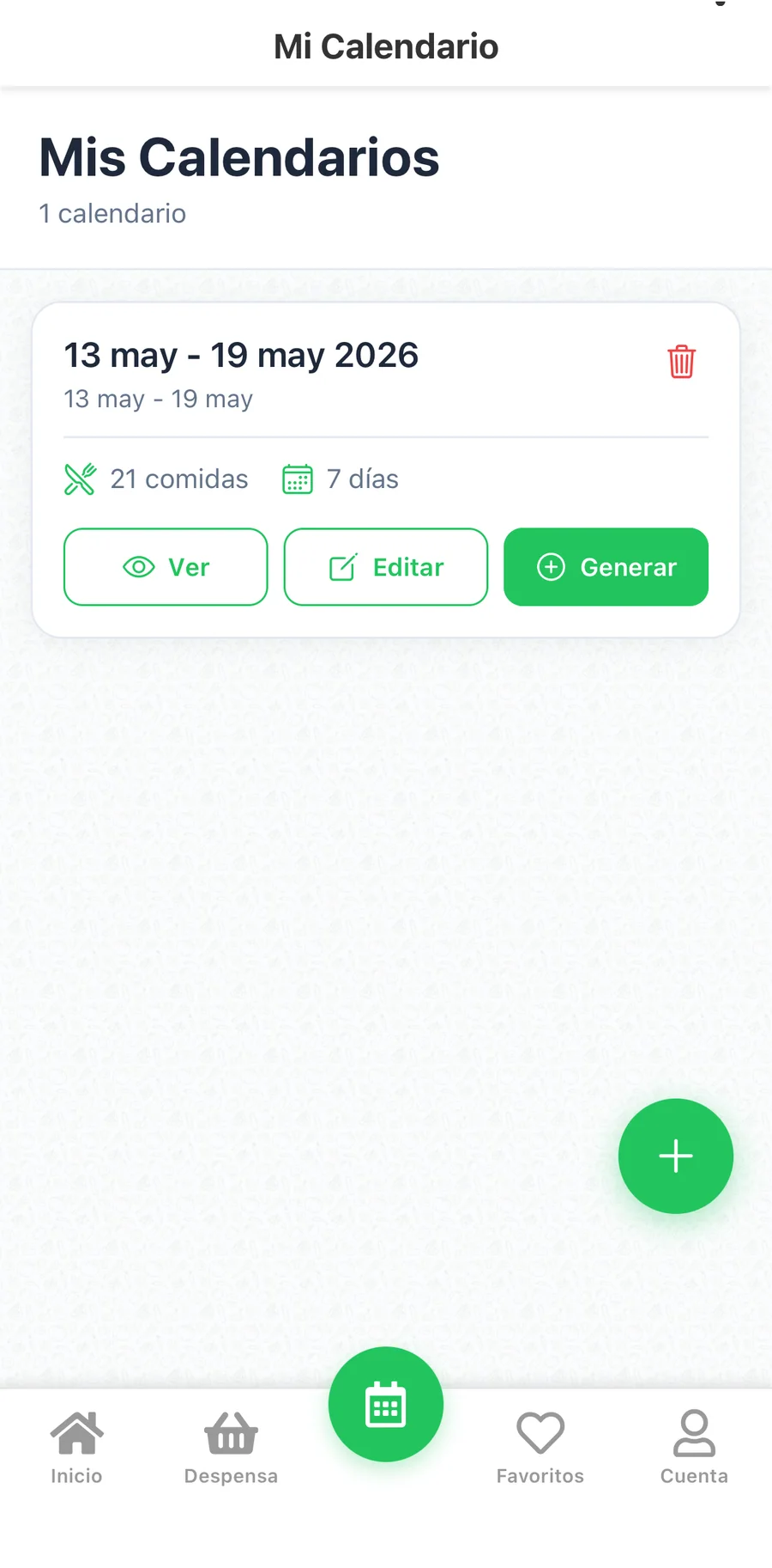 App móvil, captura 7