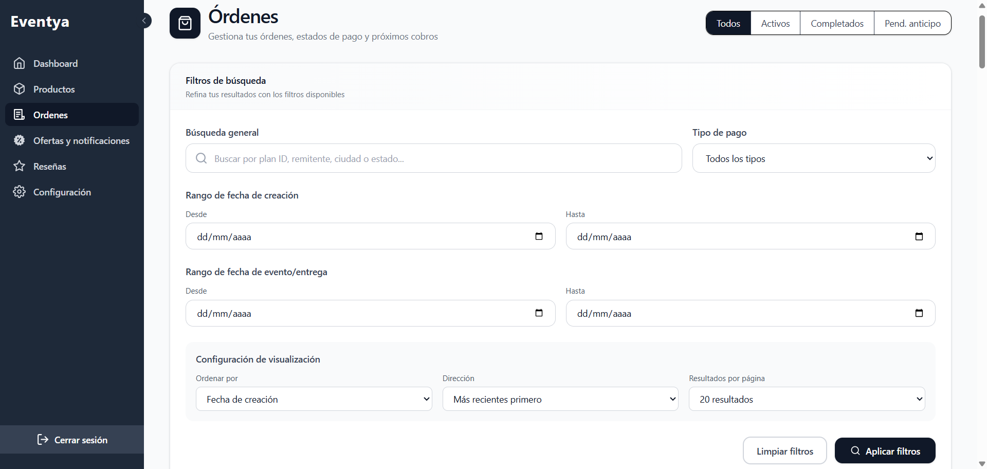 Aplicaciones web de operación 7